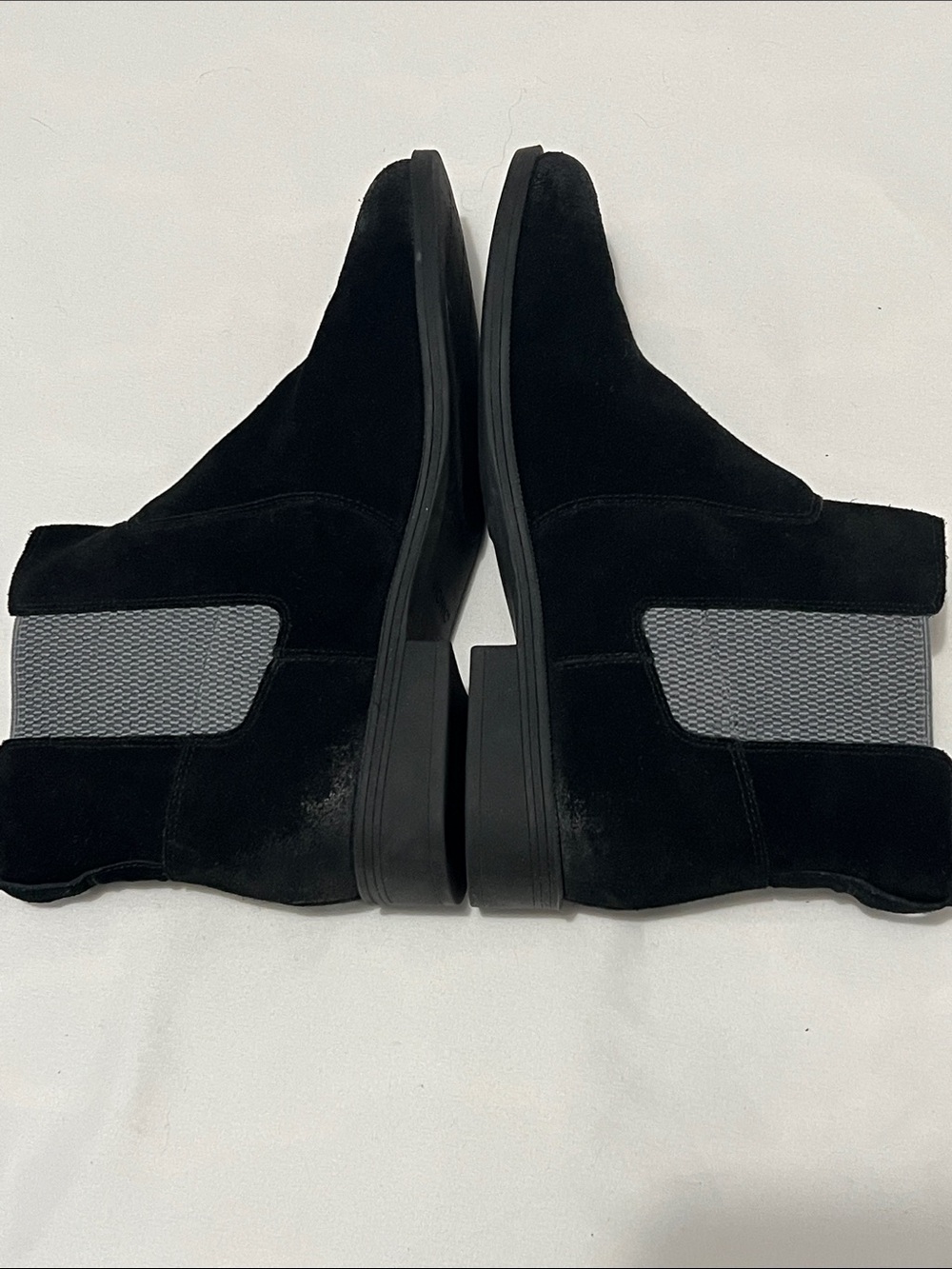 Vionic Alana Water Repellent Black Suede Chelsea Ankle Boots - Picture 4 of 7